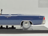 KK-Scale 1963 Lincoln Continental Convertible Blue Metallic w Roof, Lincoln Lawyer 1:18 - New