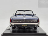 KK-Scale 1963 Lincoln Continental Convertible Blue Metallic w Roof, Lincoln Lawyer 1:18 - New