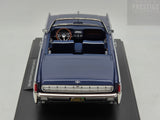 KK-Scale 1963 Lincoln Continental Convertible Blue Metallic w Roof, Lincoln Lawyer 1:18 - New