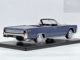 KK-Scale 1963 Lincoln Continental Convertible Blue Metallic w Roof, Lincoln Lawyer 1:18 - New
