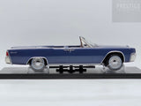 KK-Scale 1963 Lincoln Continental Convertible Blue Metallic w Roof, Lincoln Lawyer 1:18 - New