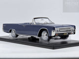 KK-Scale 1963 Lincoln Continental Convertible Blue Metallic w Roof, Lincoln Lawyer 1:18 - New