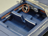 KK-Scale 1963 Lincoln Continental Convertible Blue Metallic w Roof, Lincoln Lawyer 1:18 - New