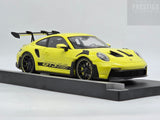 Solido 2024 Porsche 911 GT3 RS (992) Neon Lime w Black Stripes 1:18 - New