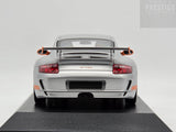 Minichamps 2007 Porsche 911 GT3 RS 997 Coupe Silver Metallic / Orange 1:18 - New