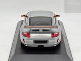 Minichamps 2007 Porsche 911 GT3 RS 997 Coupe Silver Metallic / Orange 1:18 - New