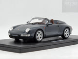 GT Spirit 1994 Porsche 911 Speedster 993 Dark Green Metallic GT446 1:18 Scale - New