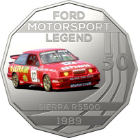 2018 50c Uncirculated Coin - High Octane 1989 Ford Sierra RS500 Cosworth Dick Johnson