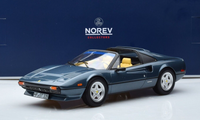 Norev 1982 Ferrari 308 GTS With Removeable Top Metallic Blue 1:18 - New