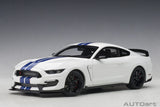 AUTOart Ford Shelby GT-350R Oxford White with Blue Stripes 72931 1:18 - New