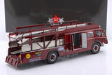 * PRE ORDER * 1957 Fiat 642 RN2 Bartoletti Ferrari Race Car Transporter Dark Red 1:18 - New