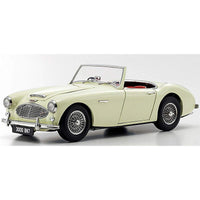 * PRE ORDER * Kyosho Austin Healey 3000 Mk-1 (BN7) RHD Convertible English White 1:18 - New