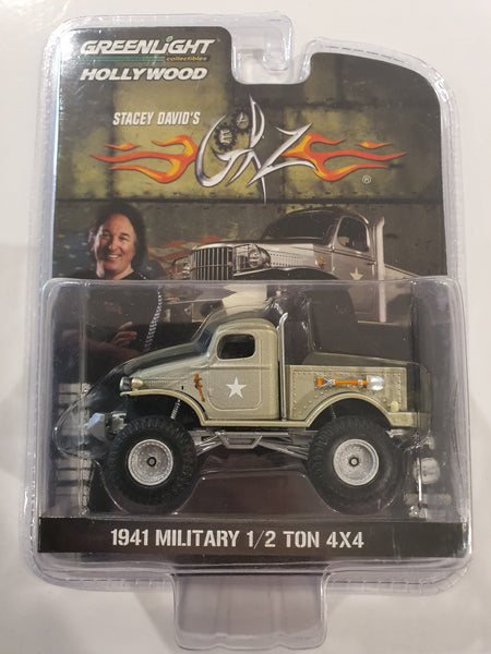 Greenlight Hollywood Stacy David's 1941 Military 1/2 Ton 4x4 1:64 Scale Model Car - New