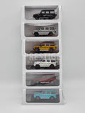 iScale Mercedes Benz W463 G-Class Set of 6 1:64 Scale Model Cars - New