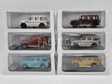 iScale Mercedes Benz W463 G-Class Set of 6 1:64 Scale Model Cars - New