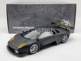 Kyosho Lamborghini Murcielago R-GT Matte Black 1:18 Scale Model Car - Brand New