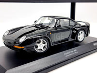 Minichamps 1987 Porsche 959 Black 1:18 Scale Model Car - New