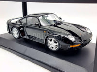 Minichamps 1987 Porsche 959 Black 1:18 Scale Model Car - New