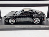 Minichamps 2019 Porsche 911 992 Carrera 4S Coupe Black 1:18 Scale - New