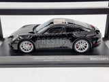 Minichamps 2019 Porsche 911 992 Carrera 4S Coupe Black 1:18 Scale - New