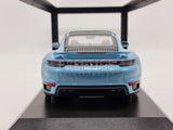 Minichamps 2020 Porsche 911 992 Turbo S Light Blue 1:18 Scale - New