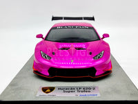 LookSmart Lamborghini Huracan LP620-2 Super Trofeo Pink Flash 1:18