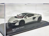 Genuine 2017 McLaren 570GT Silver Metallic by Minichamps 1:43 Scale - New