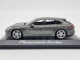 Genuine 2017 Porsche Panamera Turbo Grey 1:43 Scale by Minichamps - New