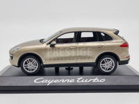 Genuine 2014 Porsche Cayenne Turbo Gold 1:43 Scale by Minichamps - New