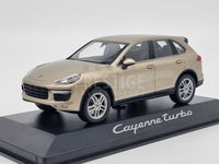 Genuine 2014 Porsche Cayenne Turbo Gold 1:43 Scale by Minichamps - New