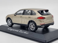 Genuine 2014 Porsche Cayenne Turbo Gold 1:43 Scale by Minichamps - New