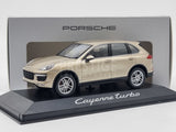 Genuine 2014 Porsche Cayenne Turbo Gold 1:43 Scale by Minichamps - New