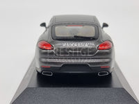 Genuine 2014 Porsche Panamera Diesel Agate Grey 1:43 Scale by Minichamps - New