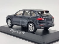 Genuine 2015 Porsche Cayenne S (958) E2 II Dark Blue 1:43 Scale by Minichamps - New