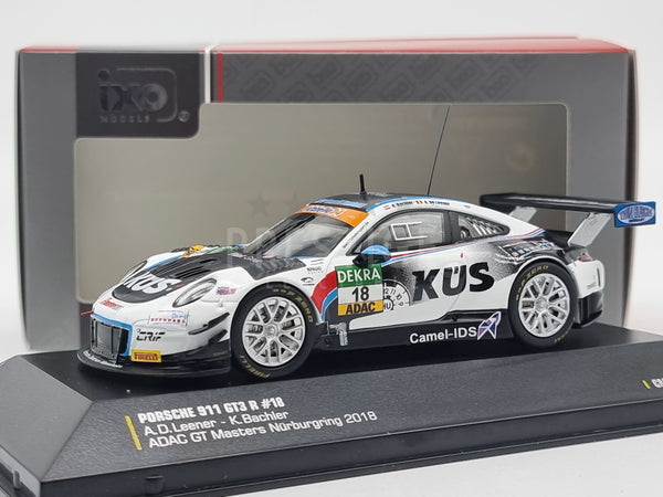 CMR/IXO 2018 Porsche 911 GT3 R #18 GT Masters Nurburgring KUS 1:43 Scale - New