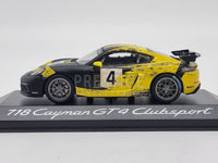 Genuine 2019 Porsche 718 Cayman GT4 Clubsport FREE XBOX FORZA 7 GAME 1:43 Scale by Minichamps - New