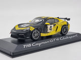 Genuine 2019 Porsche 718 Cayman GT4 Clubsport FREE XBOX FORZA 7 GAME 1:43 Scale by Minichamps - New