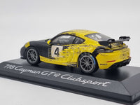 Genuine 2019 Porsche 718 Cayman GT4 Clubsport FREE XBOX FORZA 7 GAME 1:43 Scale by Minichamps - New