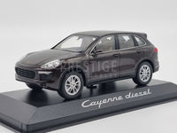 Genuine 2014 Porsche Cayenne (958) E2 II Diesel Mahogany 1:43 Scale by Minichamps - New