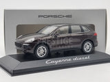 Genuine 2014 Porsche Cayenne (958) E2 II Diesel Mahogany 1:43 Scale by Minichamps - New