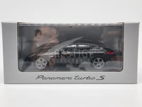 Genuine 2014 Porsche Panamera Turbo S Series 2 Grey 1:43 Scale by Minichamps - New