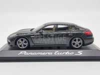 Genuine 2014 Porsche Panamera Turbo S Series 2 Grey 1:43 Scale by Minichamps - New