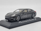 Genuine 2014 Porsche Panamera Turbo S Series 2 Grey 1:43 Scale by Minichamps - New