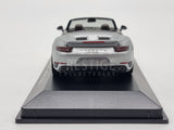 Genuine Porsche 911 Turbo Cabriolet 991 Silver 1:43 Scale by Herpa - New