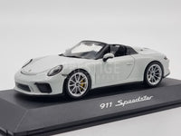 Genuine 2019 Porsche 911 Speedster White 991 II 1:43 Scale by