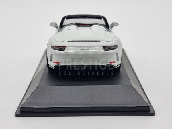 Genuine 2019 Porsche 911 Speedster White 991 II 1:43 Scale by 