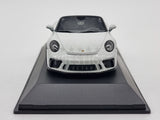 Genuine 2019 Porsche 911 Speedster White 991 II 1:43 Scale by Spark - New