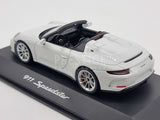 Genuine 2019 Porsche 911 Speedster White 991 II 1:43 Scale by Spark - New