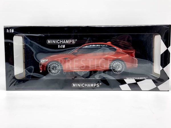 Minichamps 2019 BMW M2 Competition Metallic Orange 1:18 Scale