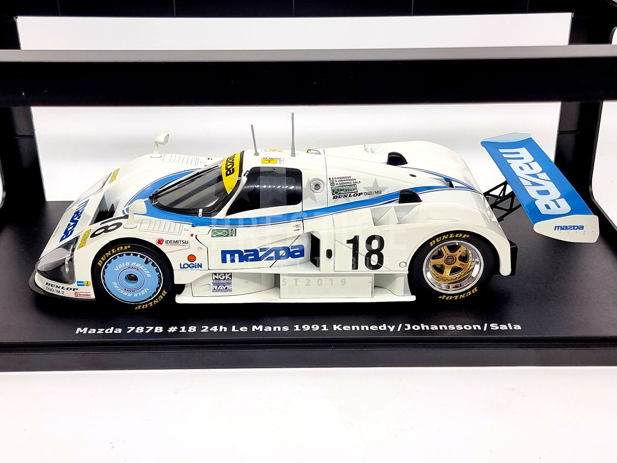 Mazda 787B Le Mans 1991 - Kennedy/Johansson/Sala - 1/43 HPI Racing - Miniature Métal NEUVE
